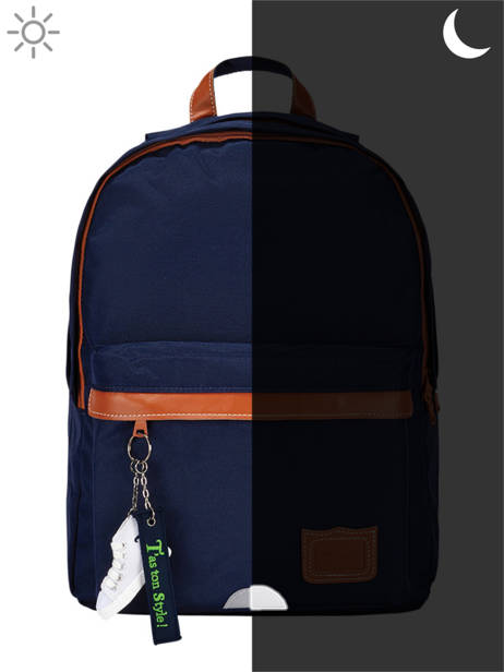 Sac à Dos 2 Compartiments Tann's Bleu les fantaisies g - 22-63111 vue secondaire 5