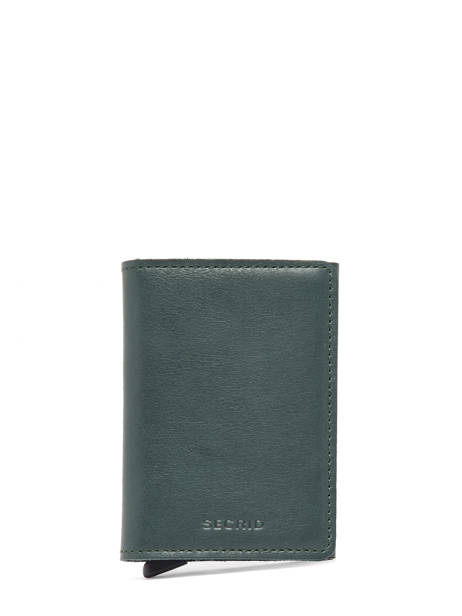 Card Holder Leather Secrid Green original SO