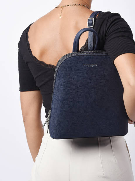 Backpack Miniprix Blue grained F2547 other view 1
