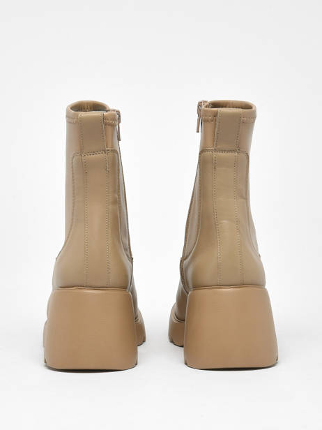 Bottines Link En Cuir Unisa Beige women LINK vue secondaire 3