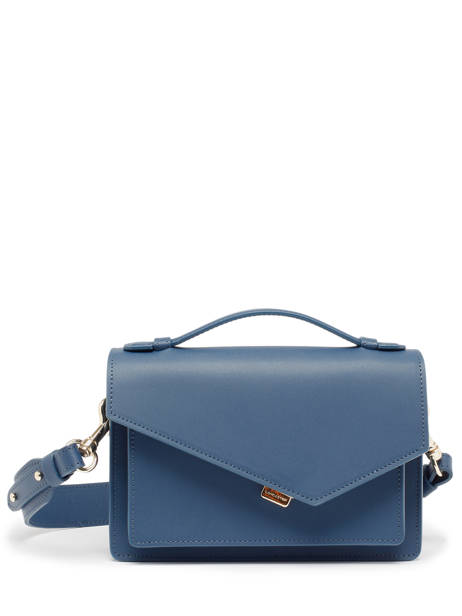 Sac Bandoulière Zoé Cuir Lancaster Bleu zoe 10