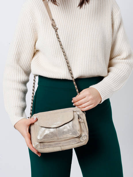 Sac Bandouliere Naina Cuir Pieces Or naina 17063358 vue secondaire 1