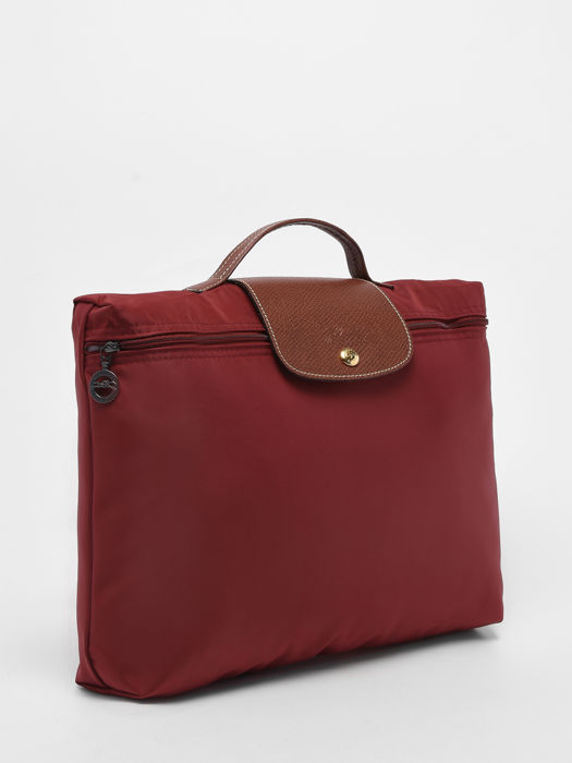 Longchamp Le pliage original Briefcase Red