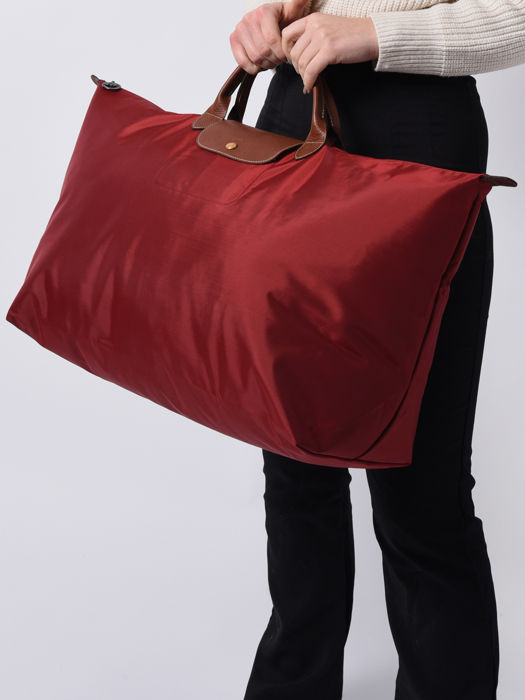 Longchamp Le pliage original Travel bag Red