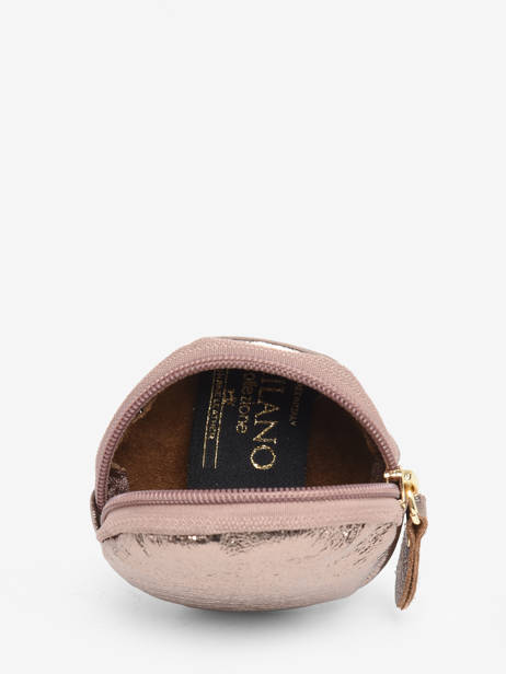 Leather Nine Coin Purse Milano Brown nine NI21127 other view 1