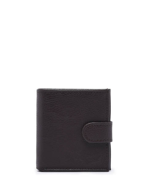 Portefeuille Porte-cartes Cuir Miniprix Marron essentiel 8834