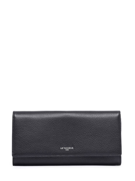 Leather Emilie Continental Wallet Le tanneur Black emily TEMI3615