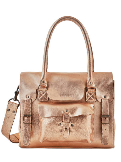 Sac Lerive Gauche M  Cuir Paul marius Or vintage M