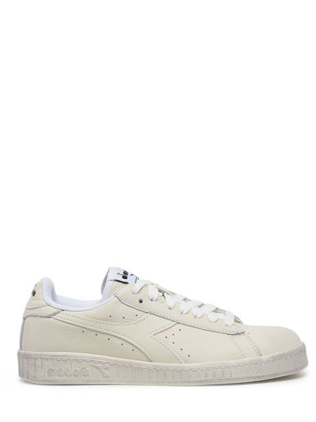 Sneakers Game Low Waxed En Cuir Diadora Beige unisex 90000060 vue secondaire 1