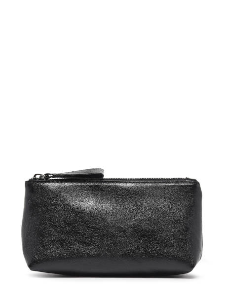 Zipped Leather Nine Pouch Milano Black nine NI22114N