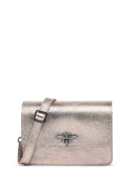 Sac Bandoulière Nine Cuir Milano Gris nine NI22115N