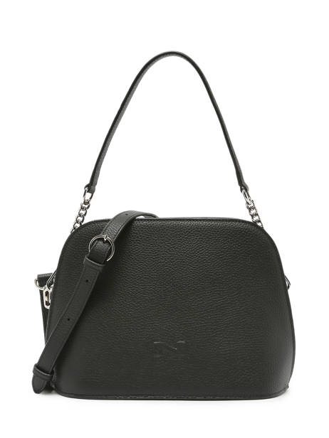 Sac Porté épaule Lila Cuir Nathan baume Noir egee 1