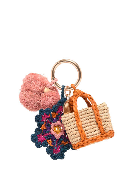 Raffia Dahlia Keychain Vanessa bruno Multicolor charms 96V42937