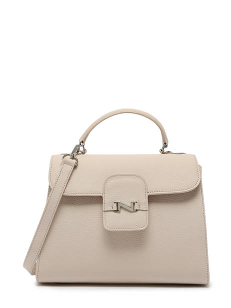 Sac à Main Duras Cuir Nathan baume Beige ines 1