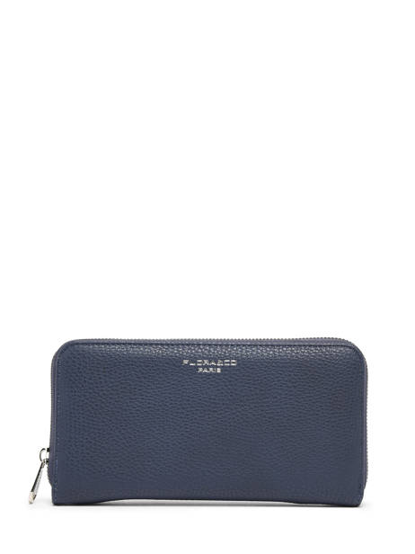 Portefeuille Grained Miniprix Bleu grained H1689