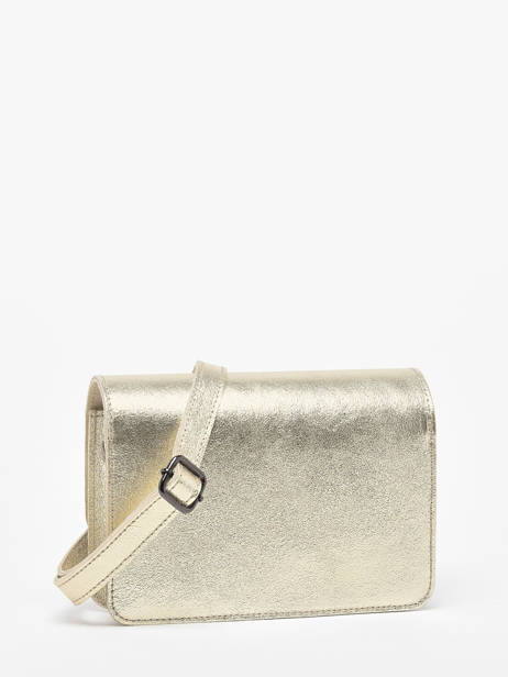 Sac Bandoulière Nine Cuir Milano Argent nine NI22115N vue secondaire 4