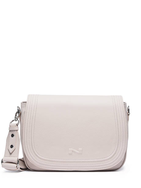 Leather Zephir Crossbody Bag Nathan baume Beige regate 1RG