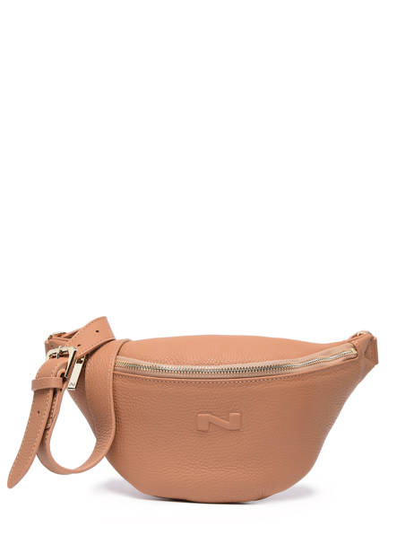 Sac Banane Small Derby Cuir Nathan baume Marron n city 25