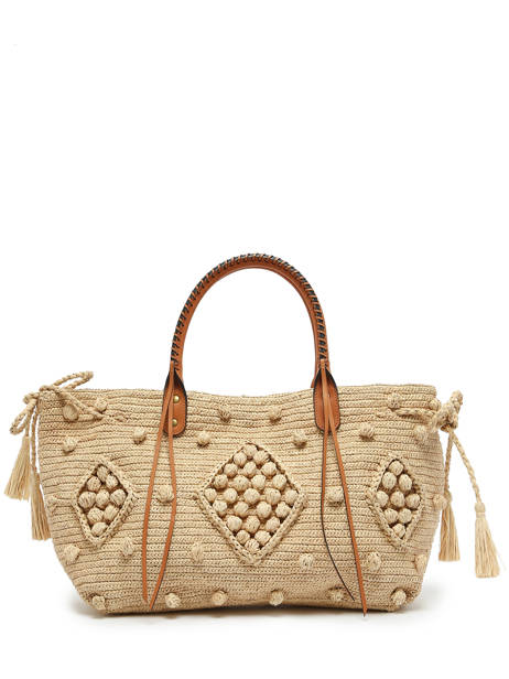 Shoulder Bag Raphia Gerard darel Beige raphia E454