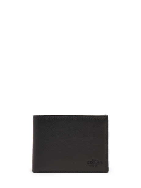 Wallet Leather Yves renard Black foulonne 2372