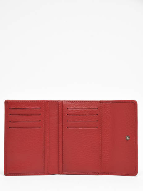 Wallet Leather Yves renard Red foulonne 29421 other view 1