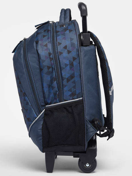 Wheeled Schoolbag Cameleon Blue actual SR39 other view 4