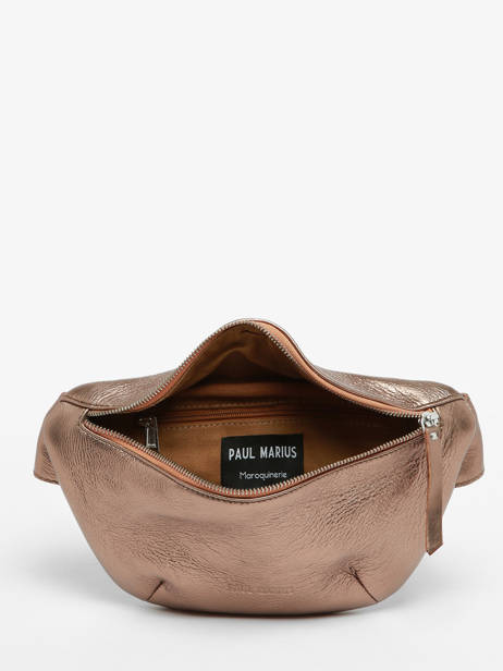 Leather La Banane Belt Bag Paul marius Pink vintage BANANE other view 2