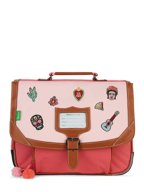 1 Compartment  Satchel Tann's Pink les fantaisies f 35141