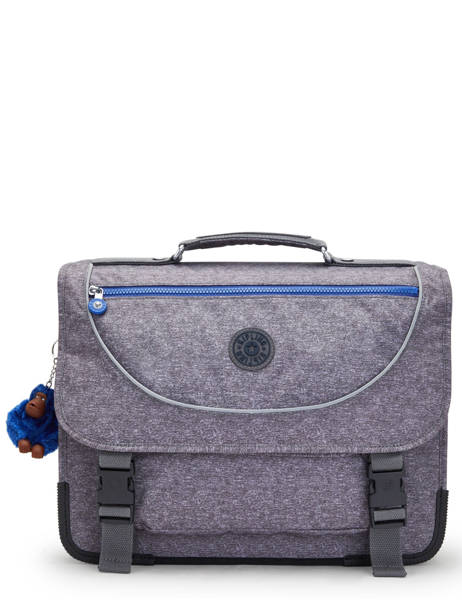 2-compartment  Satchel Kipling Gray back to school KI5705