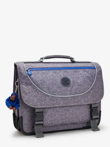 2-compartment  Satchel Kipling Gray back to school KI5705 other view 1