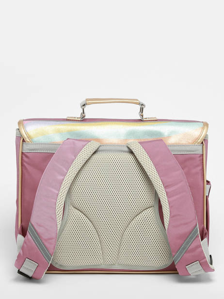 Cartable 2 Compartiments Caramel et cie Rose boheme FI vue secondaire 4