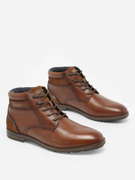 Bottines Elec En Cuir Redskins Marron men ELEC vue secondaire 3