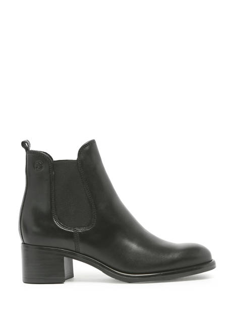 Heeled Boots In Leather Tamaris Black women 41