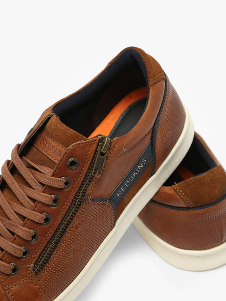 Sneakers Distrait En Cuir Redskins Marron men DISTRAIT vue secondaire 1