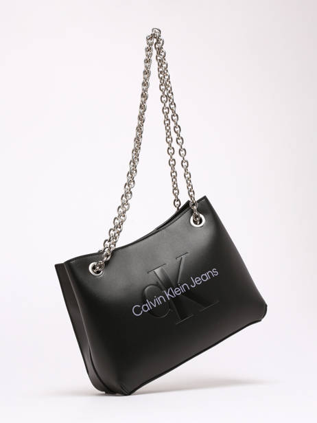 Shoulder Bag Sculpted Calvin klein jeans Black sculpted K607831 other view 3