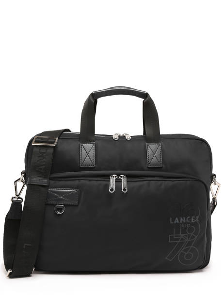 Porte-documents Slim Leo Lancel Noir leo A12681