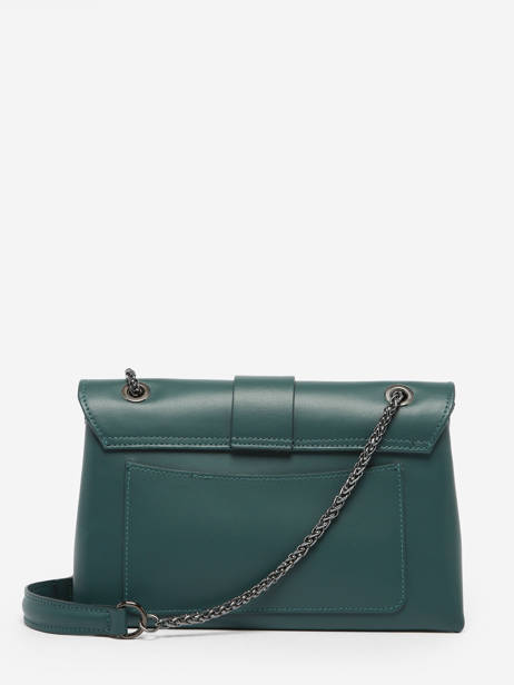 Shoulder Bag Jana Bloc Leather Etrier Green jana bloc EJBC002T other view 5