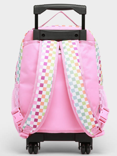 2-compartment  Wheeled Schoolbag Roxy Pink kids RLBP3060 other view 4